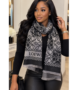 Loewe Luxe Scarf - Black