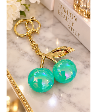 Cherry Supreme Bag Charm - Mint