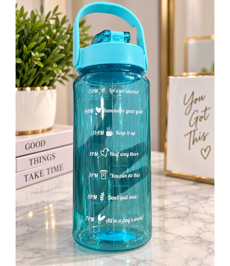 On Track 42oz Water Bottle - Blue