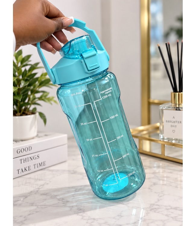 On Track 42oz Water Bottle - Blue