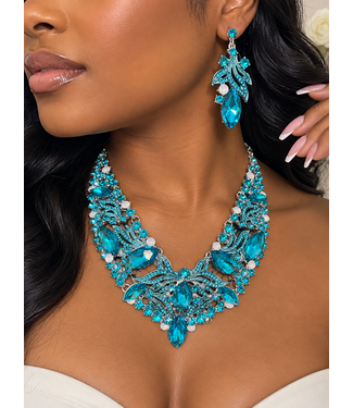 Forever Fabulous Necklace Set - Aqua
