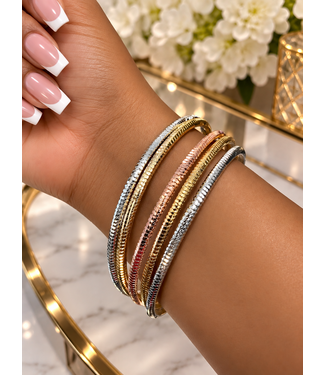 Shake It Up Bangles - Tri Tone