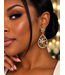 Dahlia Dream Earrings - Gold White