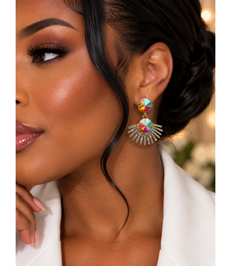 Baby You're A Firework Earrings - Iridescent