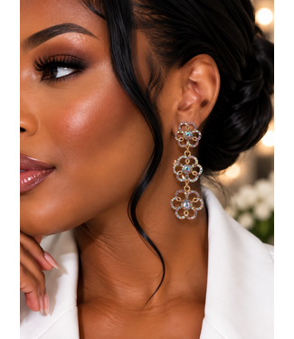 Botanical Beauty Earrings - Iridescent