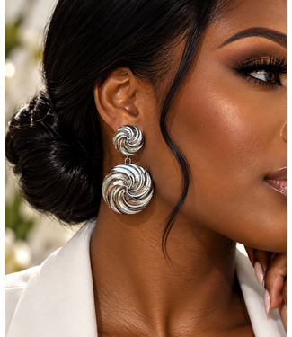 Hypnotized Earrings - Silver