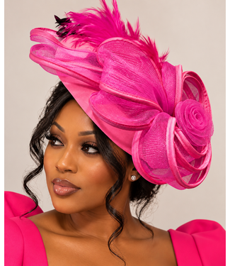 High Standards Fascinator - Fuchsia