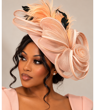 High Standards Fascinator - Peach