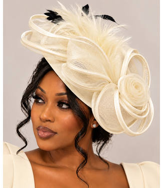 High Standards Fascinator - Ivory