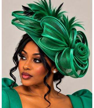 High Standards Fascinator - Green