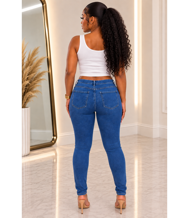 Make Life Easy Jeans - Medium Wash