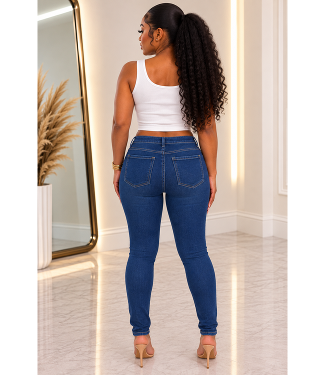 Everywhere I Go Jeans - Dark Wash