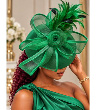 Prestige Petal Fascinator - Green