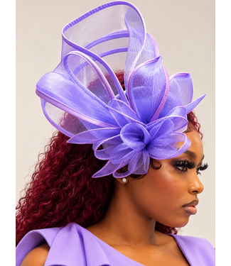 Grand Entrance Fascinator - Lavender