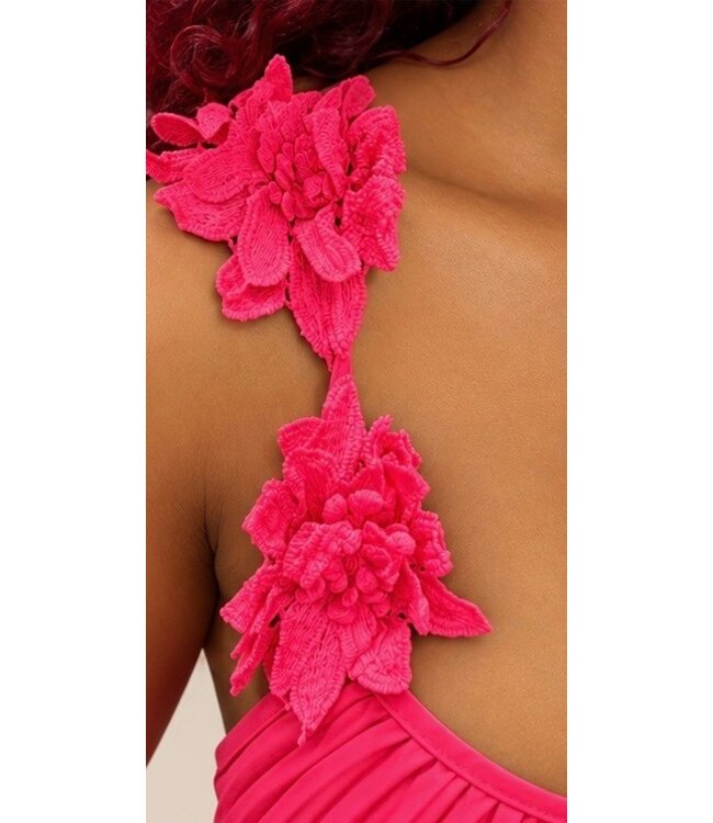 A Dream Come True Maxi Dress - Fuchsia