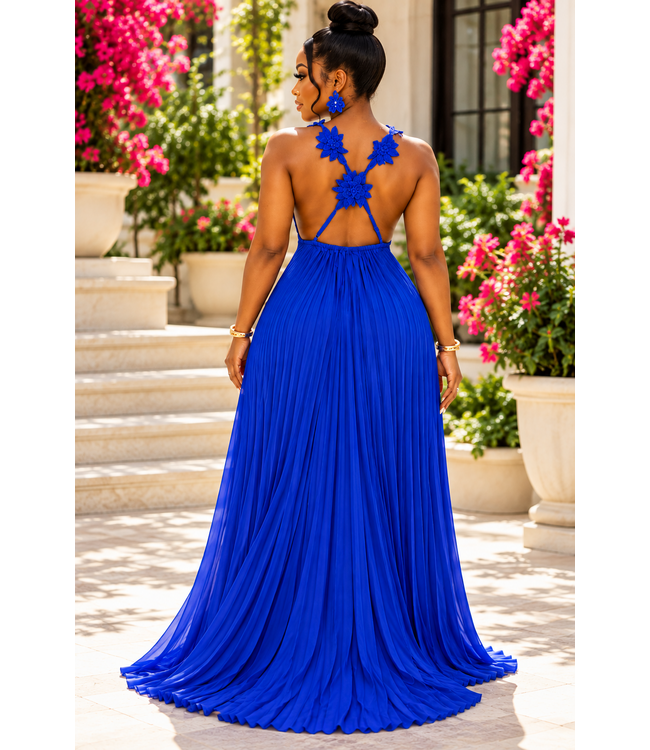 A Dream Come True Maxi Dress - Royal Blue
