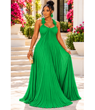 A Dream Come True Maxi Dress - Green