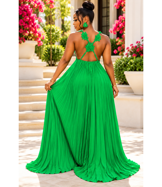 A Dream Come True Maxi Dress - Green
