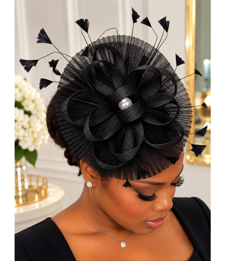 Main Event Fascinator - Black