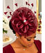 Main Event Fascinator - Burgundy