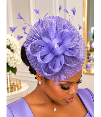 Main Event Fascinator - Lavender