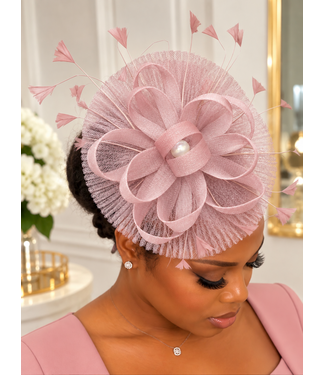Main Event Fascinator - Mauve