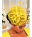 Main Event Fascinator - Yellow