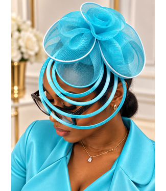 Sweet Escape Fascinator - Aqua