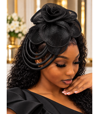 Sweet Escape Fascinator - Black