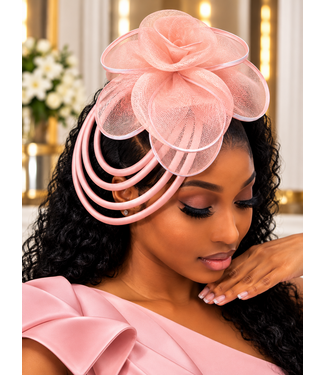 Sweet Escape Fascinator - Peach