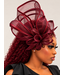 Grand Entrance Fascinator - Burgundy