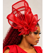 Grand Entrance Fascinator - Red