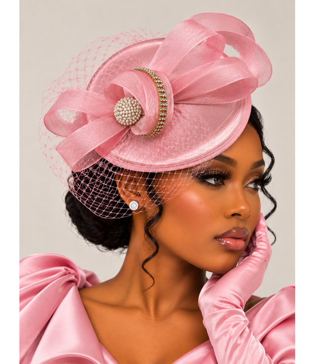 Pure Elegance Fascinator - Pink