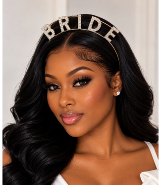 BRIDE Headband - Gold