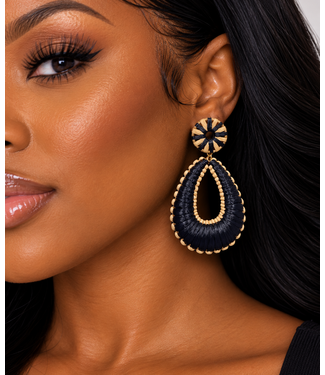 Down Home Treasure Earrings - Black