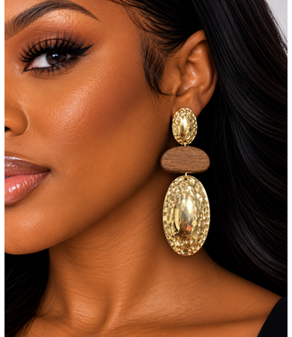 Vacation On Call Earrings - Brown