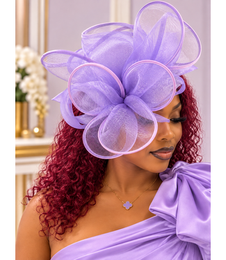 Grand Duchess Fascinator - Lavender