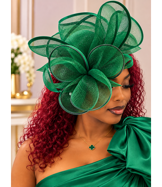Grand Duchess Fascinator - Green