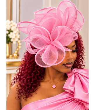 Grand Duchess Fascinator - Pink