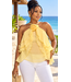 Lovely Day Ruffle Top - Yellow