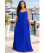 Go Along Pleated Maxi Dress - Royal Blue