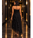 Effortless Mood Ruffle Dress - Black