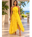 Effortless Mood Ruffle Dress - Yellow