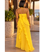 Effortless Mood Ruffle Dress - Yellow