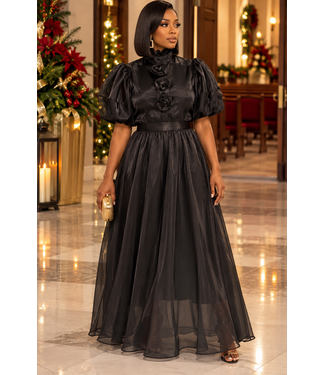 Main Focus Skirt Set - Black
