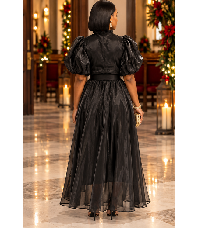 Main Focus Skirt Set - Black