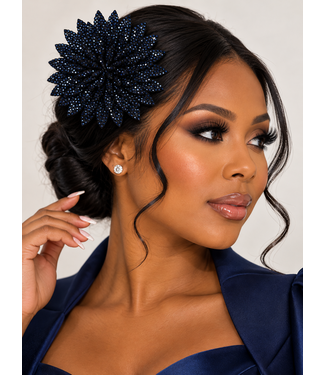 Beautiful Thorns Hair Clip & Pin - Navy