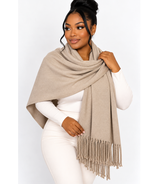 Taupe Pashmina Scarf