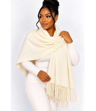 Ivory Pashmina Scarf