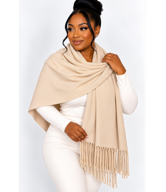 Khaki Pashmina Scarf
